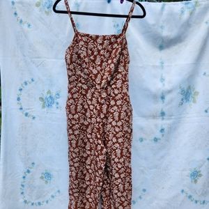 Old Navy Printed Square-Neck Cami Jumpsuit